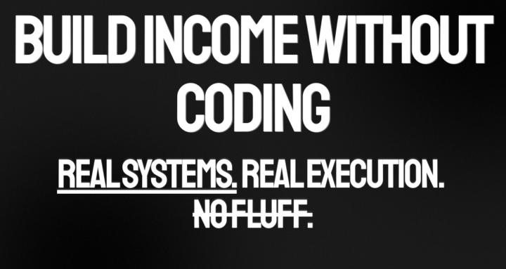 No-Code to Income