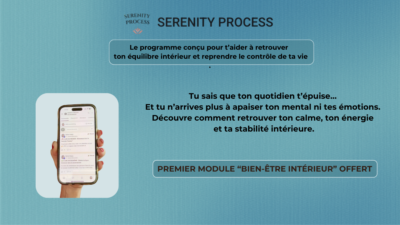 SERENITY PROCESS VIE
