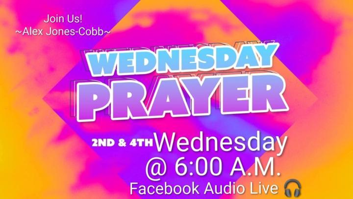 Every 2nd & 4th Wednesday on Facebook @ 6:00 A.M. 🙏