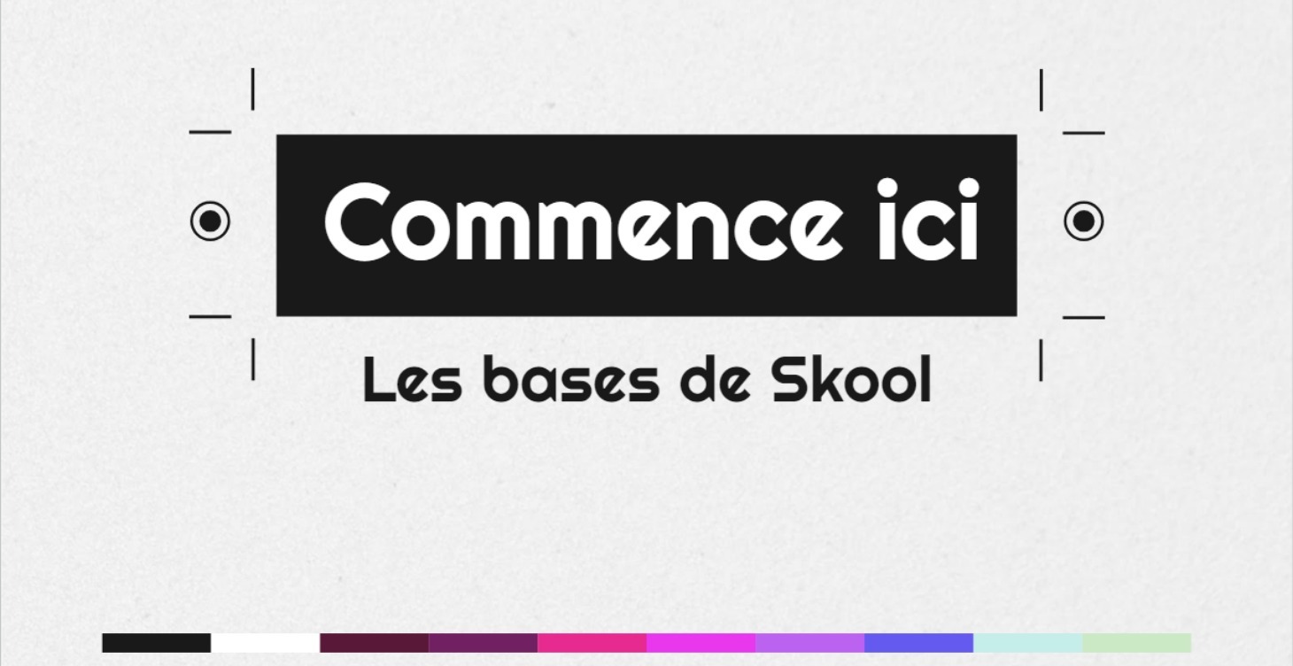 Apprendre les bases de la plateforme