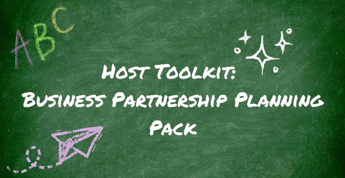 Host Toolkit: Business Partnership Planning Pack