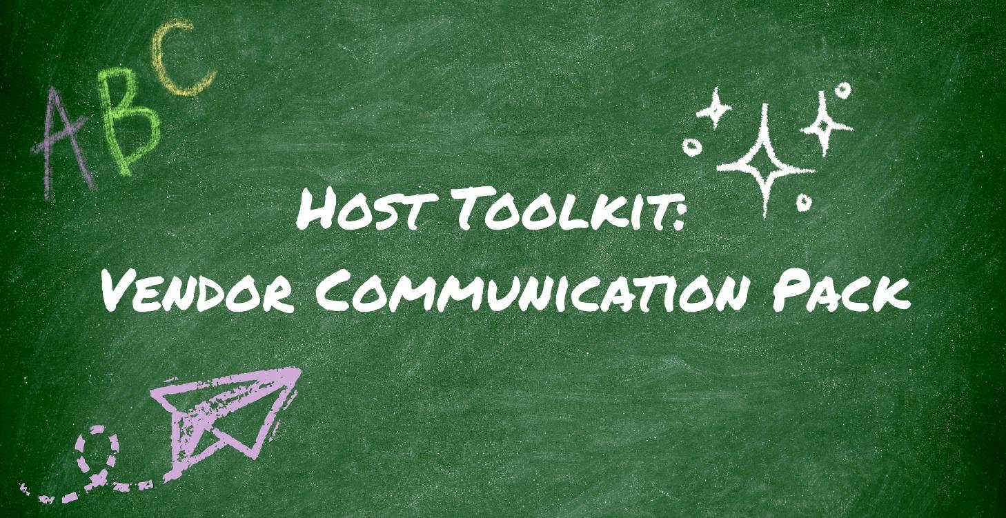 Host Toolkit : Before You Send Anything