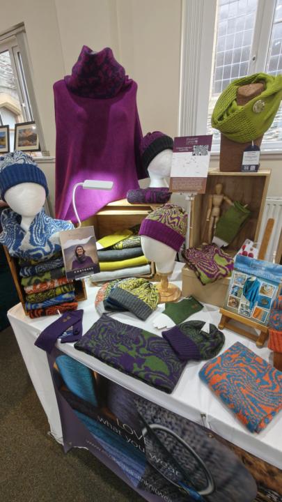 A little of what I do - my knitwear display 