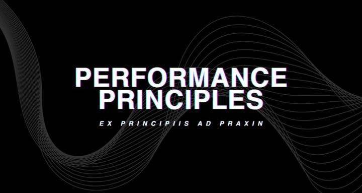 Performance Principles