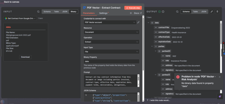 Error Legal Contract Risk Analyzer Template