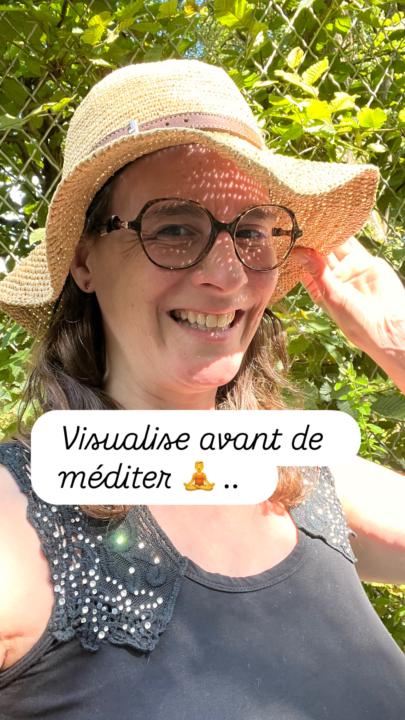 Visualise avant de méditer 🧘‍♂️…