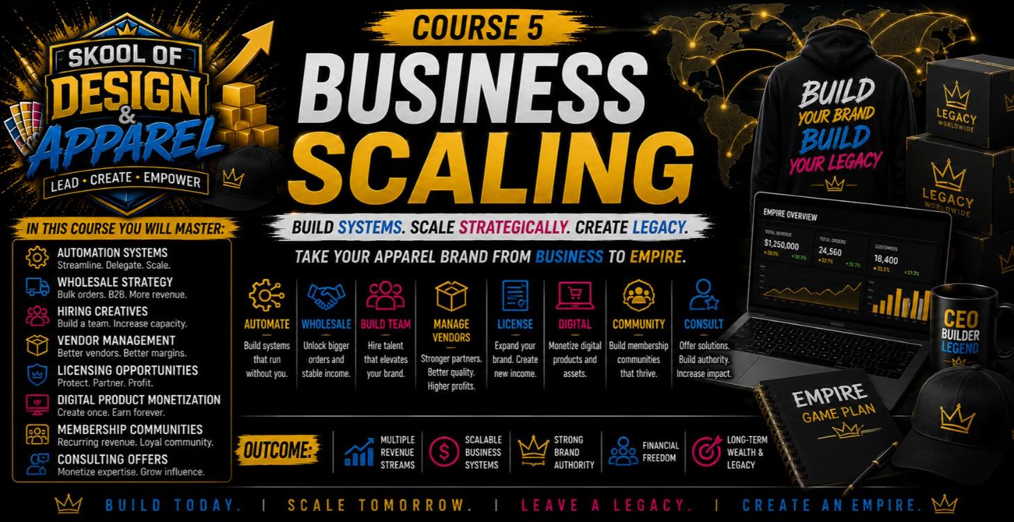 Course 5 Scaling & Apparel Empire Expansion