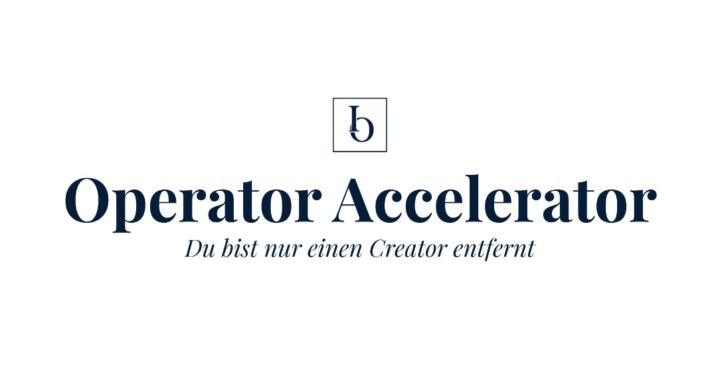 Info Operator Accelerator
