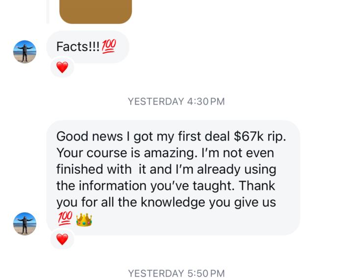 Dan’s First wholesale deal - 67k!😳