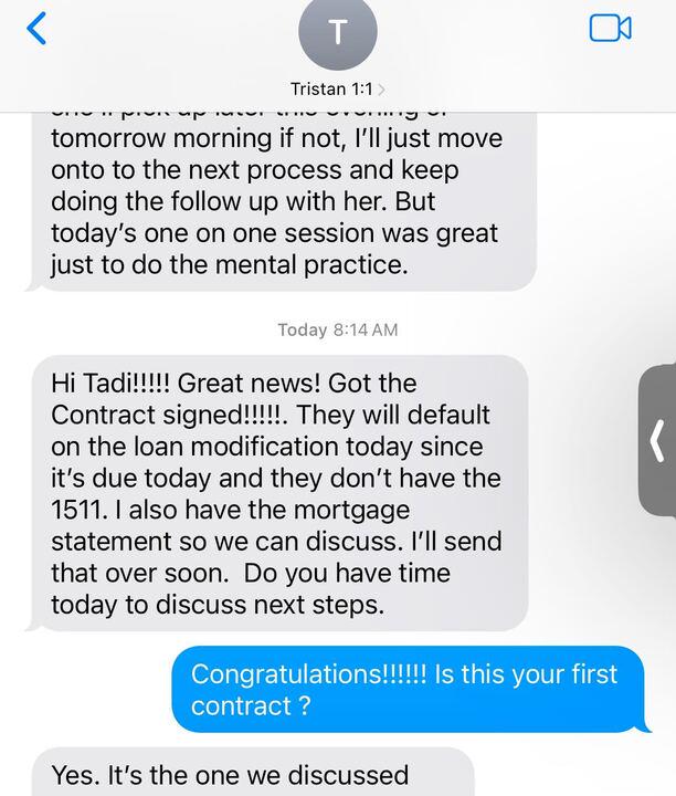 busy military man (soon to be father) makes wholesaling work