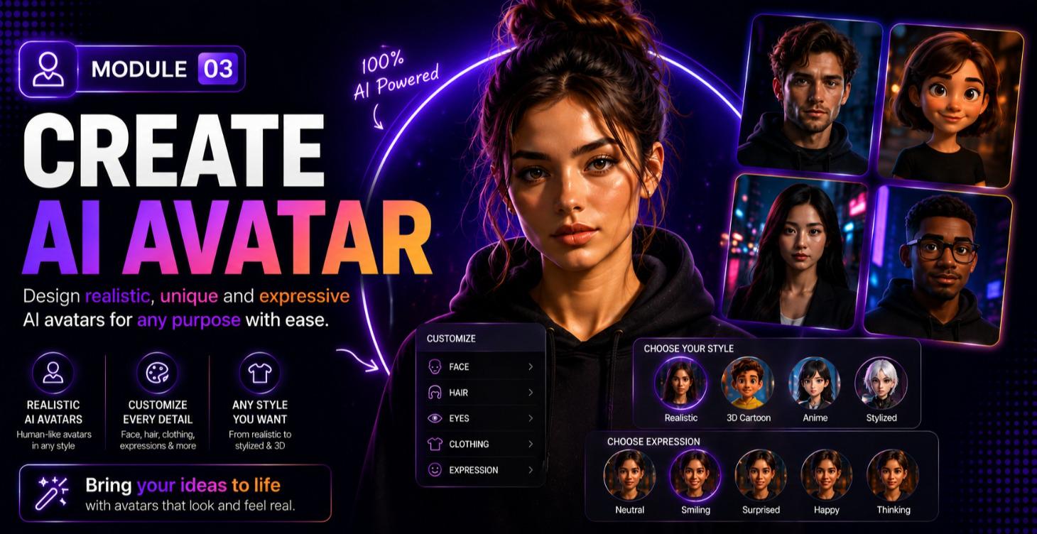 Part 3:  Create AI Avatar