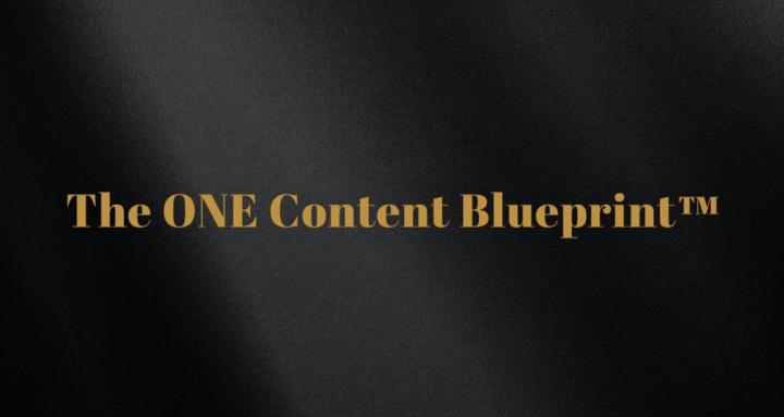 The ONE Content Blueprint™