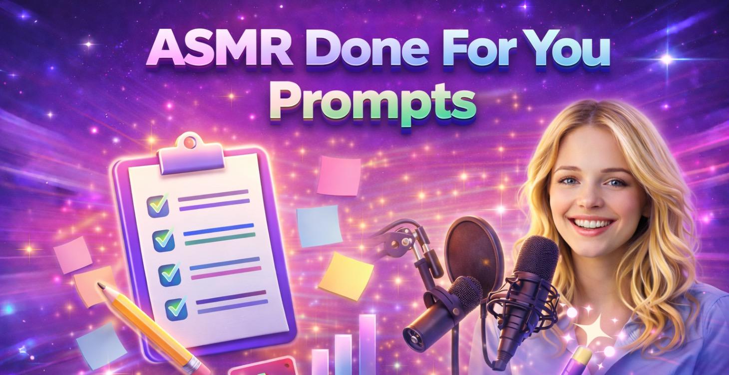ASMR +VEO3 Prompts (W+ Edition)