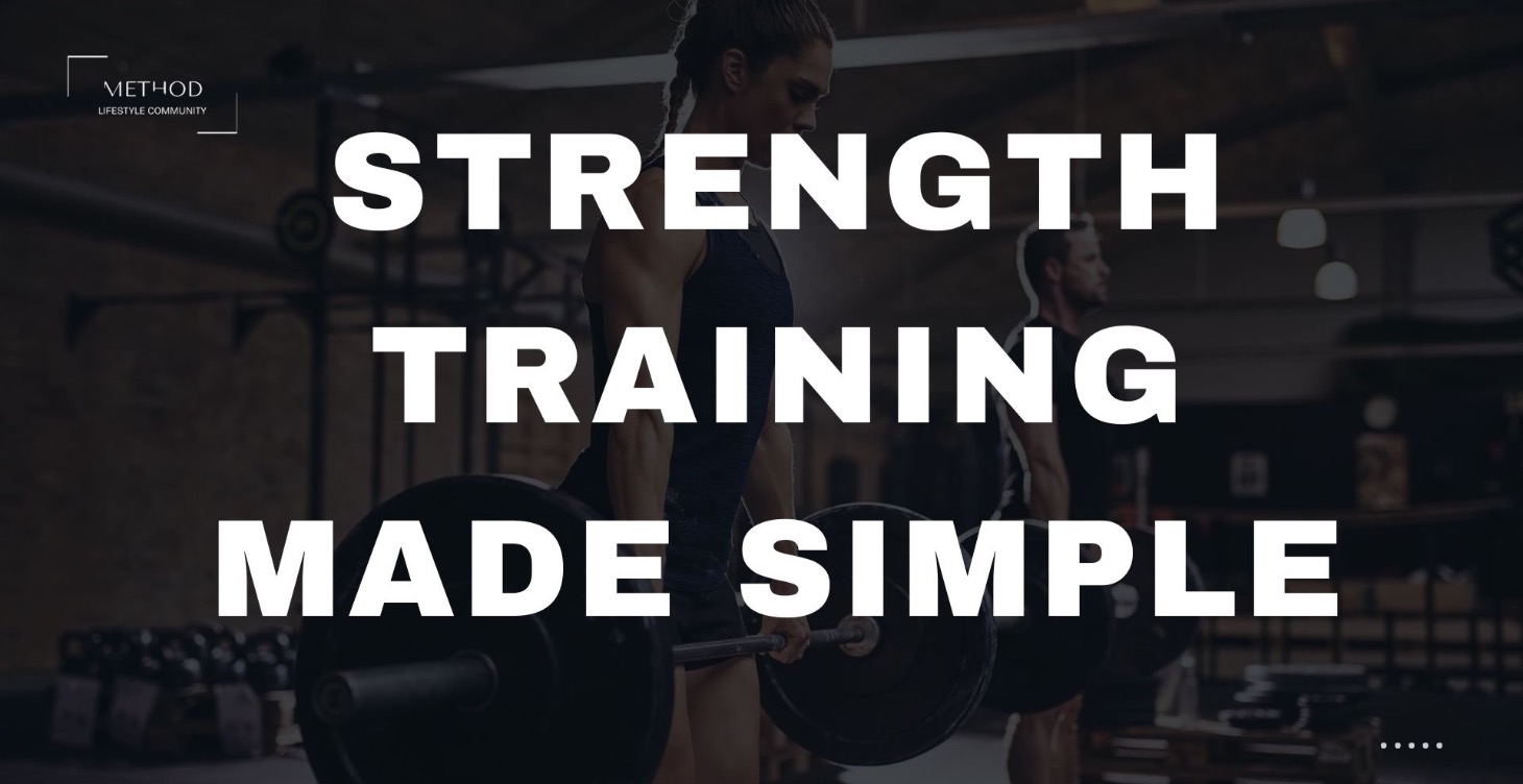 Strength Training made simple