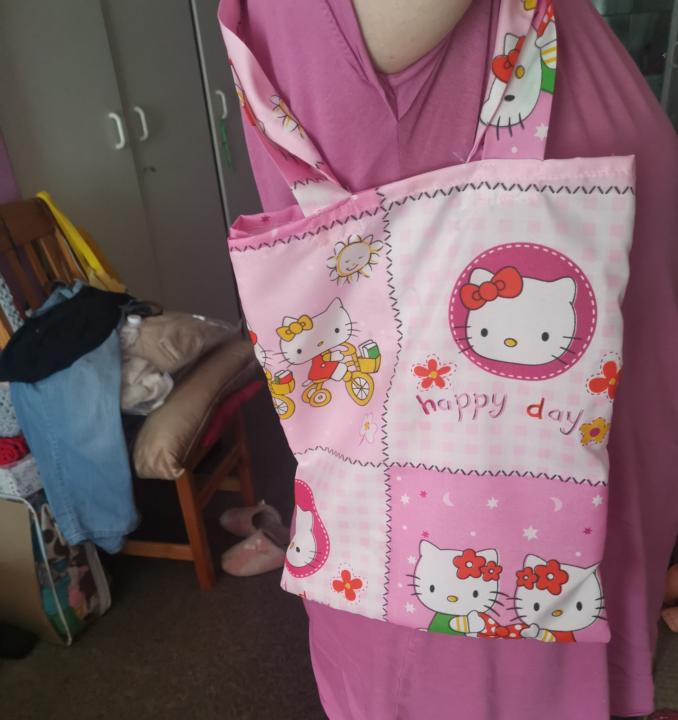 Single layer tote bag