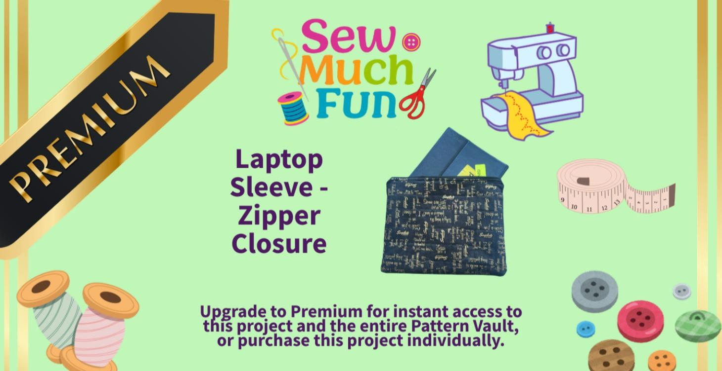 Laptop/Tablet Sleeve with Zipper Closure