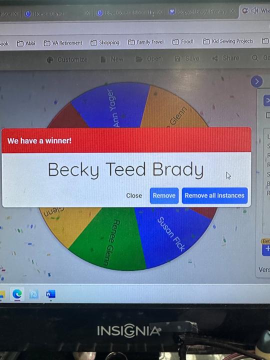 March Winner! 