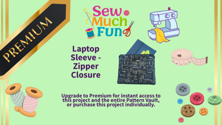 Laptop/Tablet Sleeve with Zipper