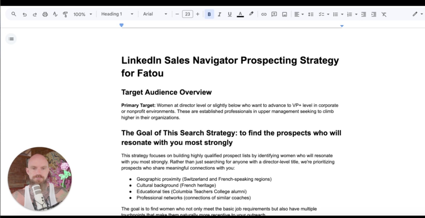 The Ultimate Sales Navigator Prospecting Training