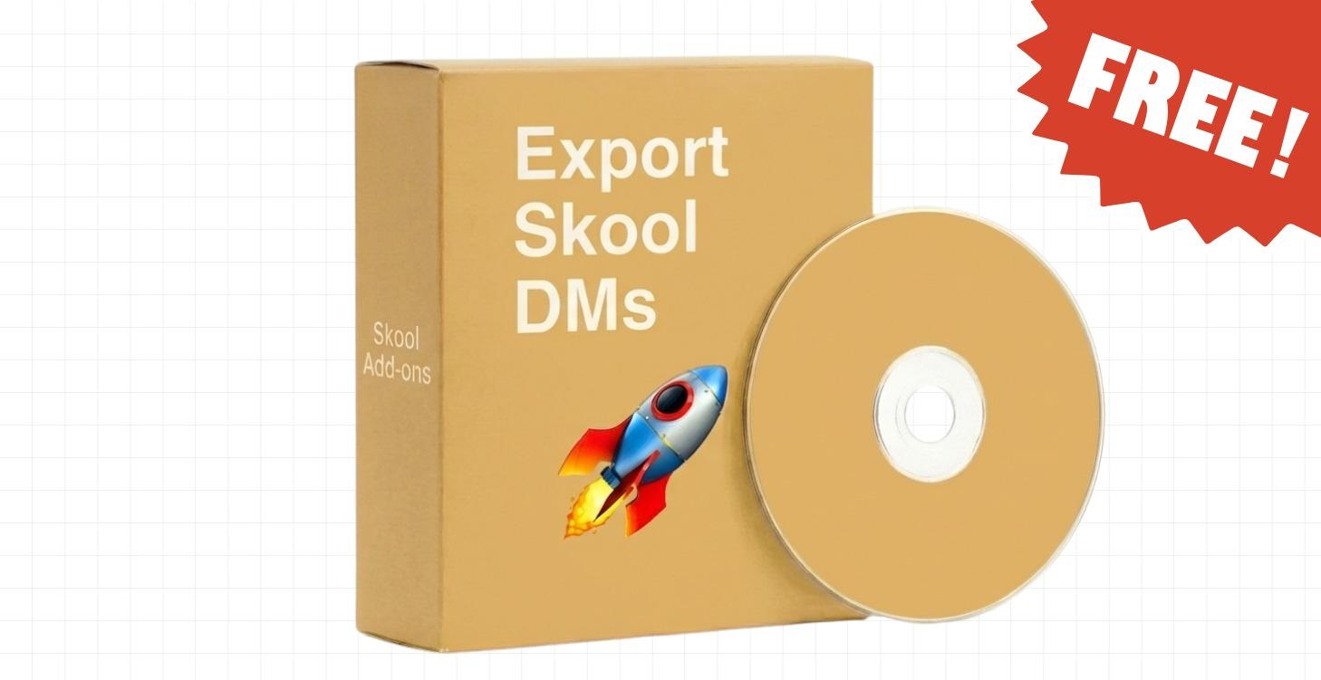 🚀 Export Skool DMs