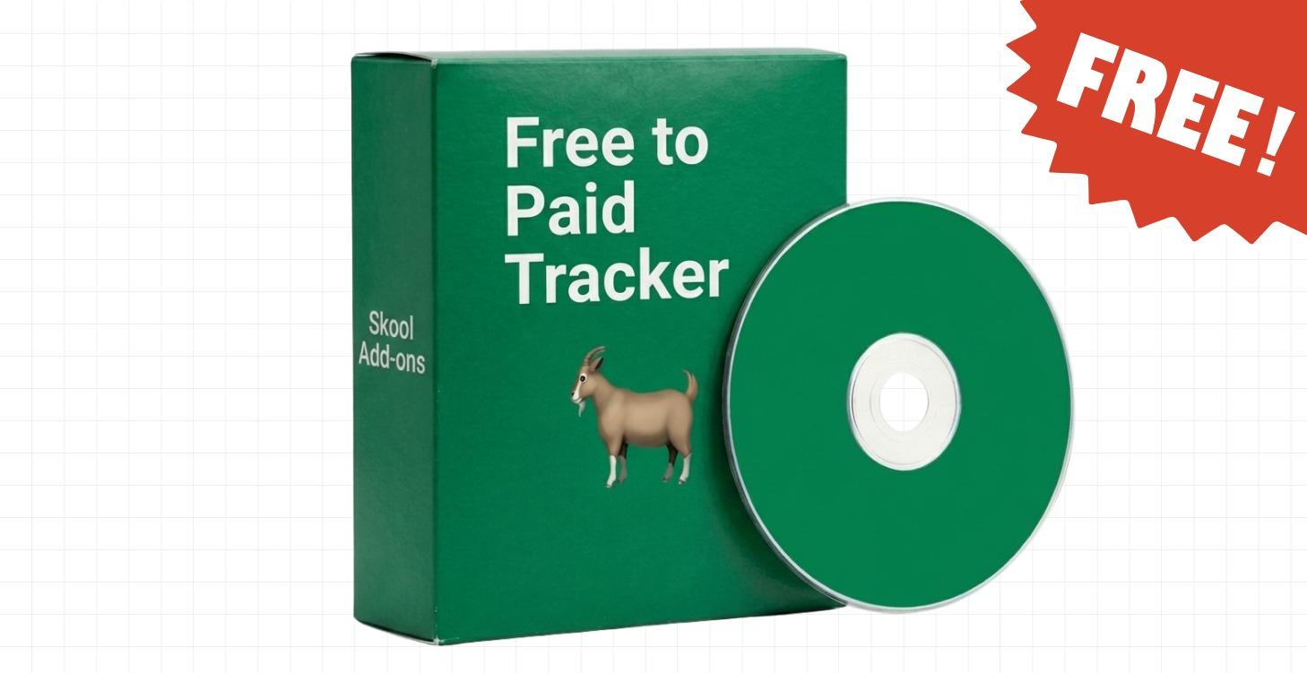 🐐 Free to Paid Tracker
