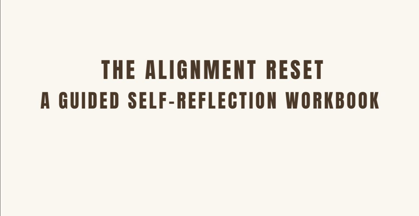 The Alignment Reset: Guided Self-Reflection