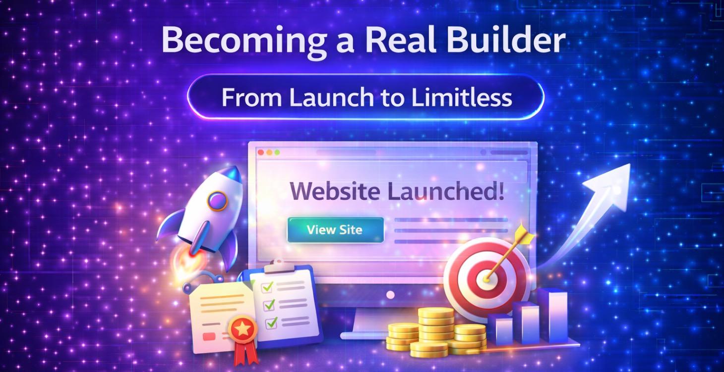 Shipping, Confidence & Becoming a Real Builder