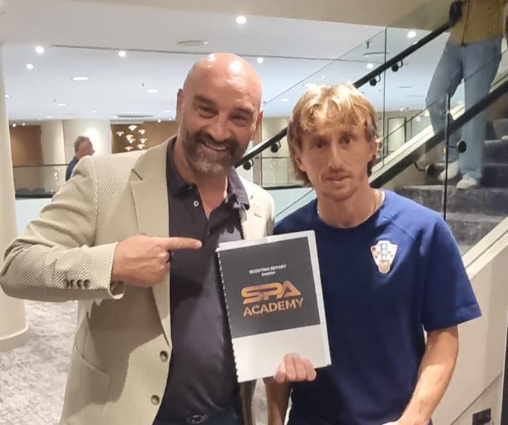 Luka Modric also Support SPA Academy Scouting System