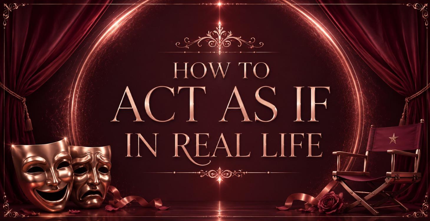 How to ACT AS IF in REAL Life
