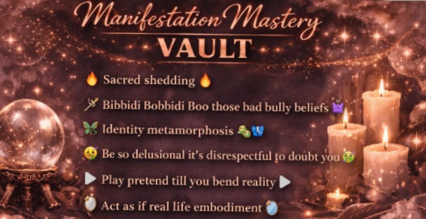 Manifestation Mastery Vault 🐛🦋