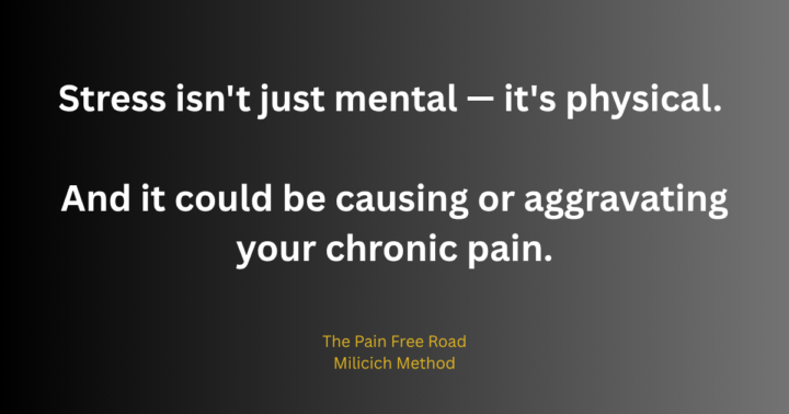 Stress isn't just mental - it's physical too