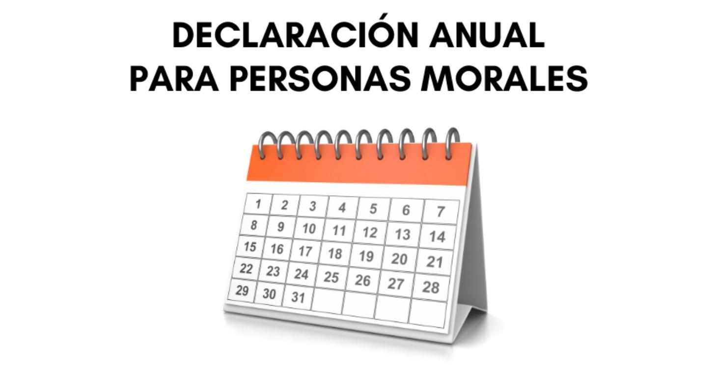 Declaración Anual Personas Morales