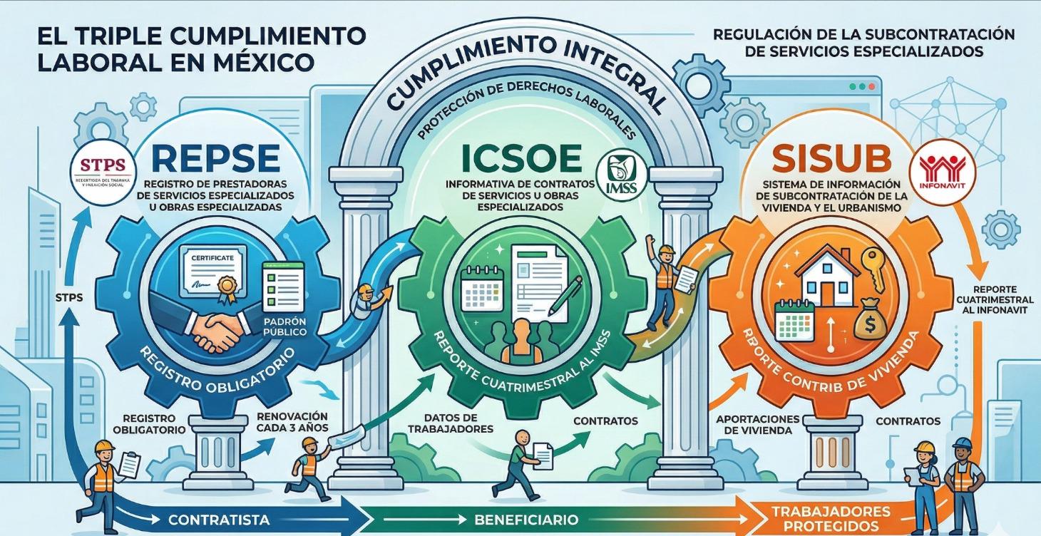 REPSE, ICSOE, SISUB 2026
