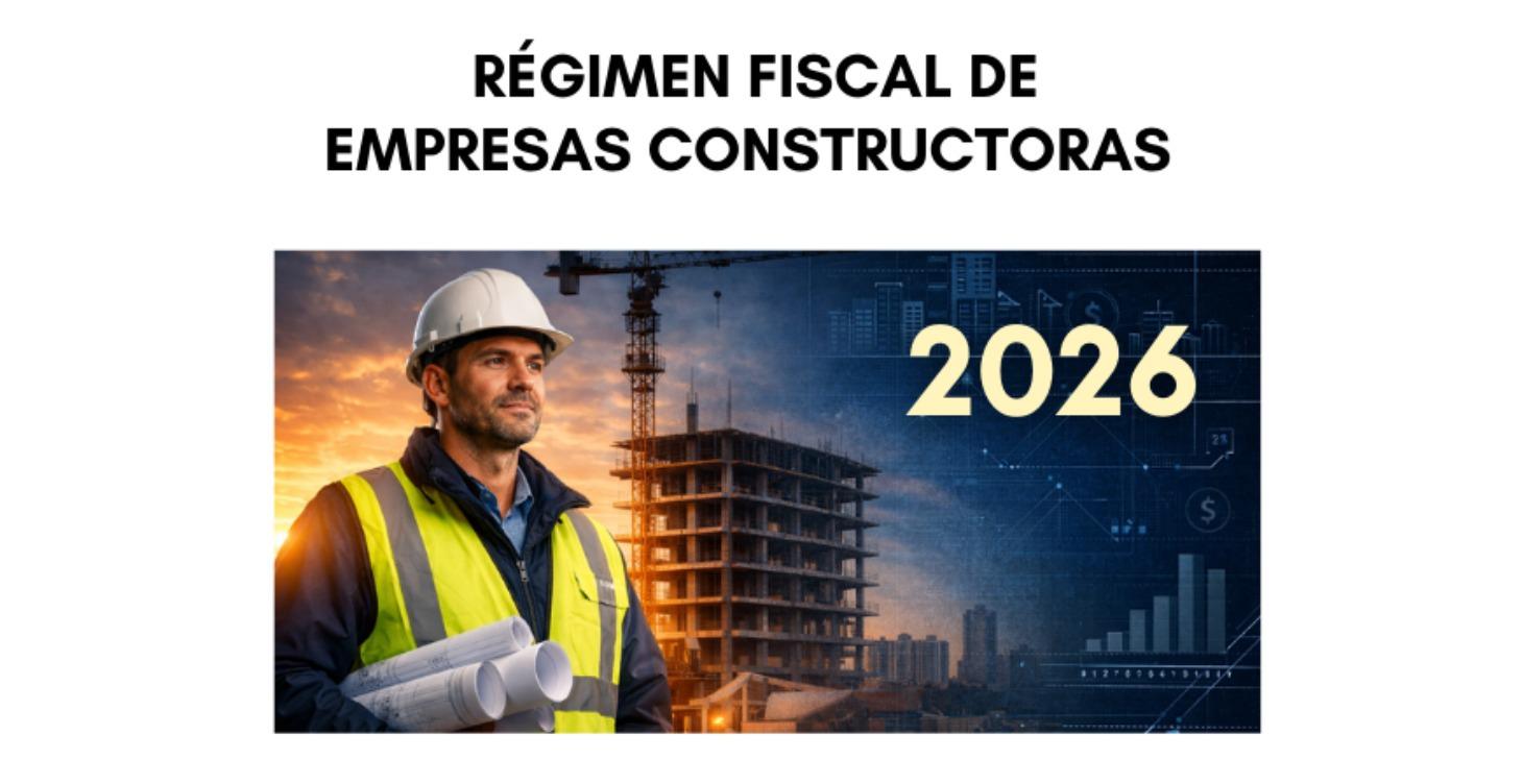 Régimen Fiscal de  Empresas Constructoras 2026