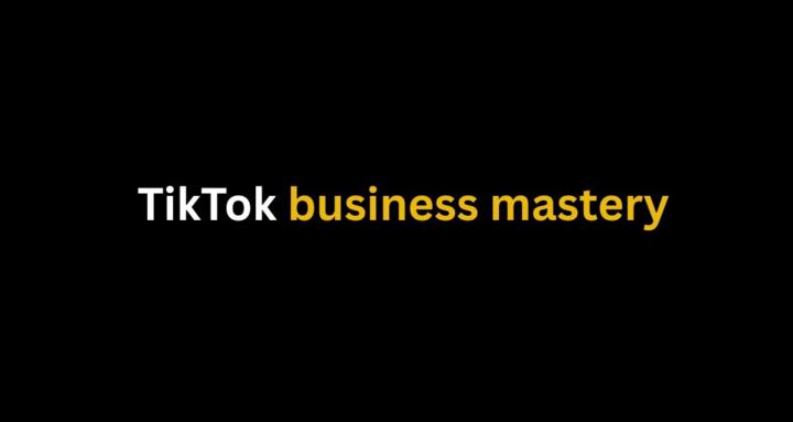 TikTok business mastery