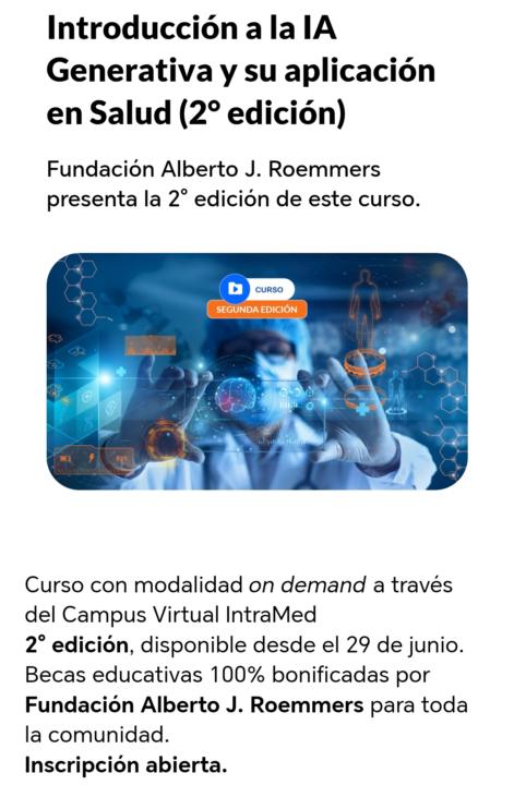 🚀🩺 La IA ya está transformando la medicina… ¿estás preparado para usarla?
