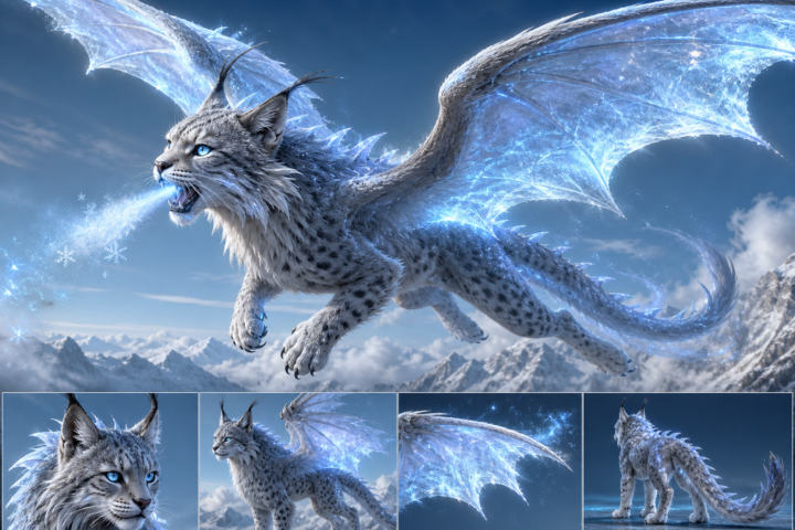 Frostwing Lynx Drake ❄️Meowwwwww