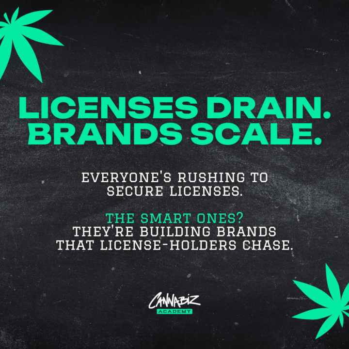 Licenses drain. Brands scale.