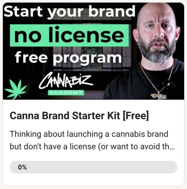 Free Course Update: Cannabis Brand Starter Kit