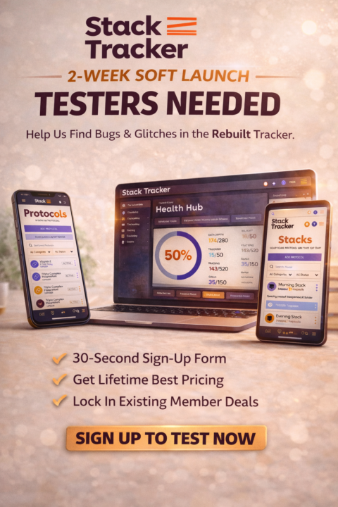 🚀 STACK TRACKER 2.0 — TESTERS, CREATORS & WELLNESS PROS WANTED