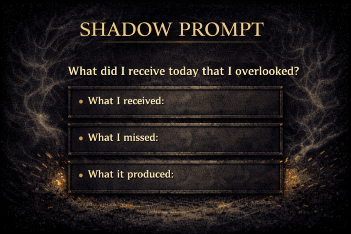 SHADOW PROMPT (Week 1):