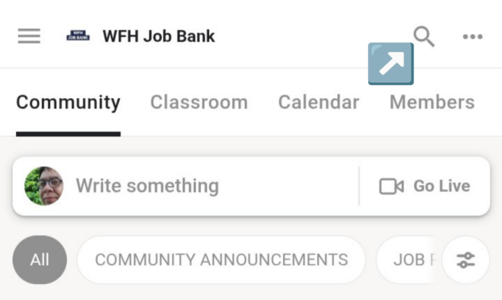 SEARCHING THE COMMUNITY 