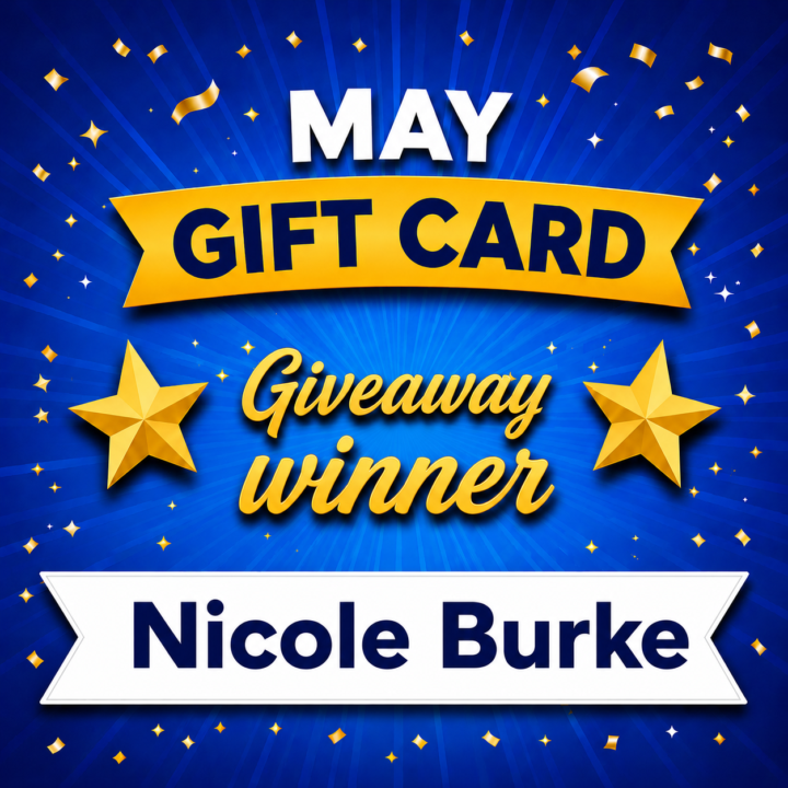 MAY 2026 GIFT CARD WINNER
