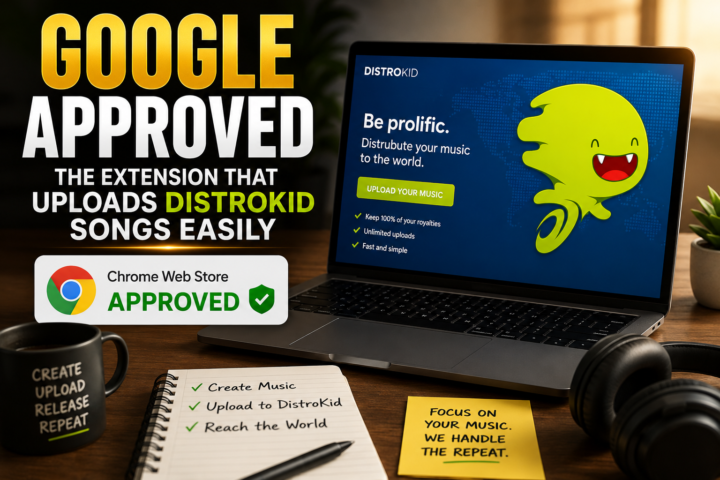 Google Approved the Extension - Uploads Distrokid Songs Easily 