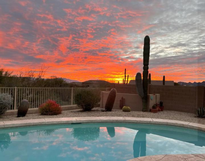 Phoenix is known for it's colorful sunsets!