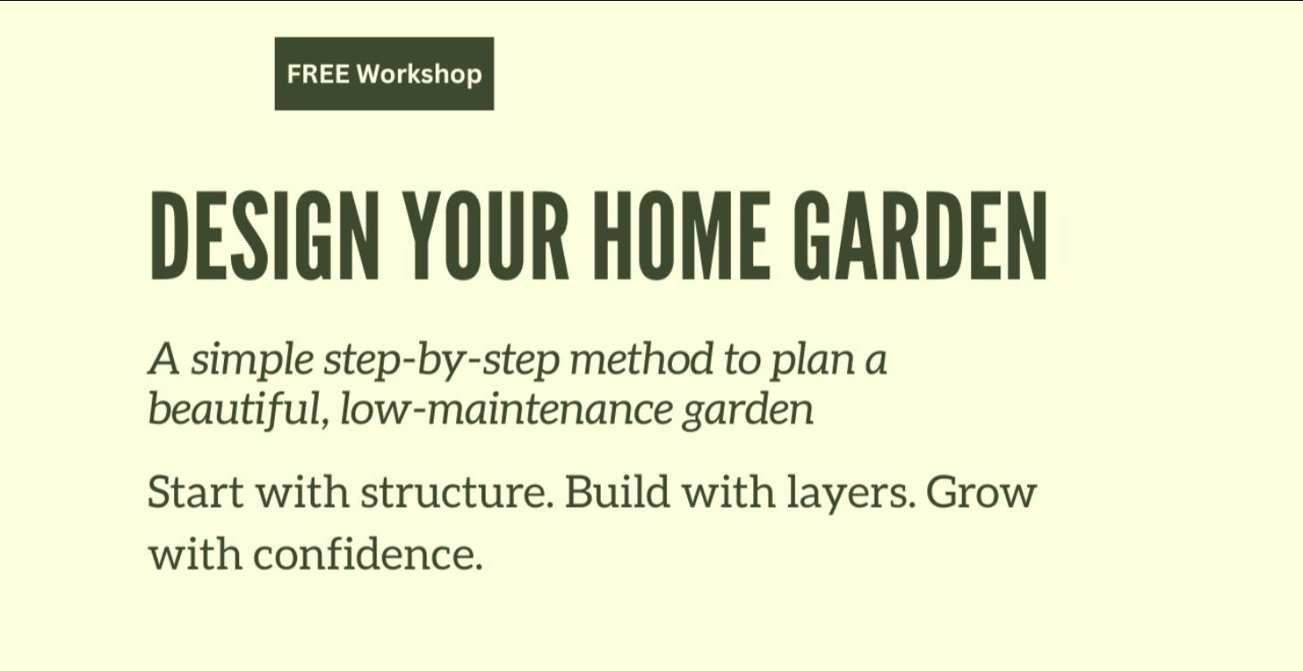 Design Your Home Garden