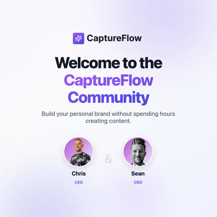 Welcome to CaptureFlow Community | Introduce yourself here!