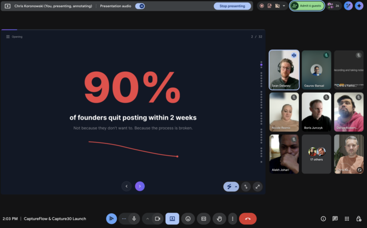 CaptureFlow Launch Replay | You can now watch it