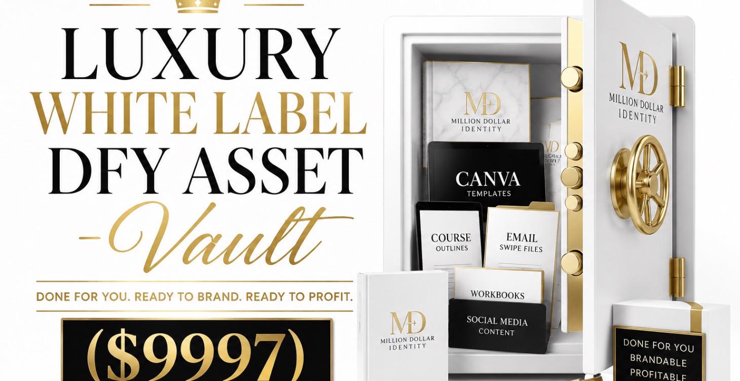 Luxury White Label DFY Asset -Vault ( $9997)