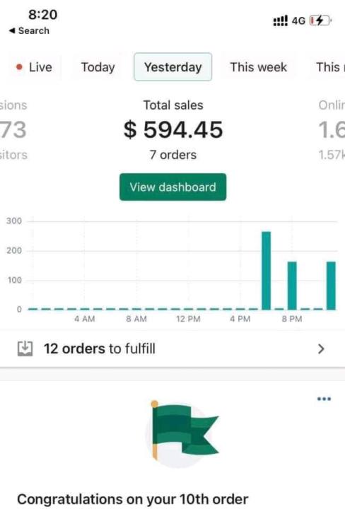 Stop Dreaming, Start Earning: Dropshipping Daily Sales Proof